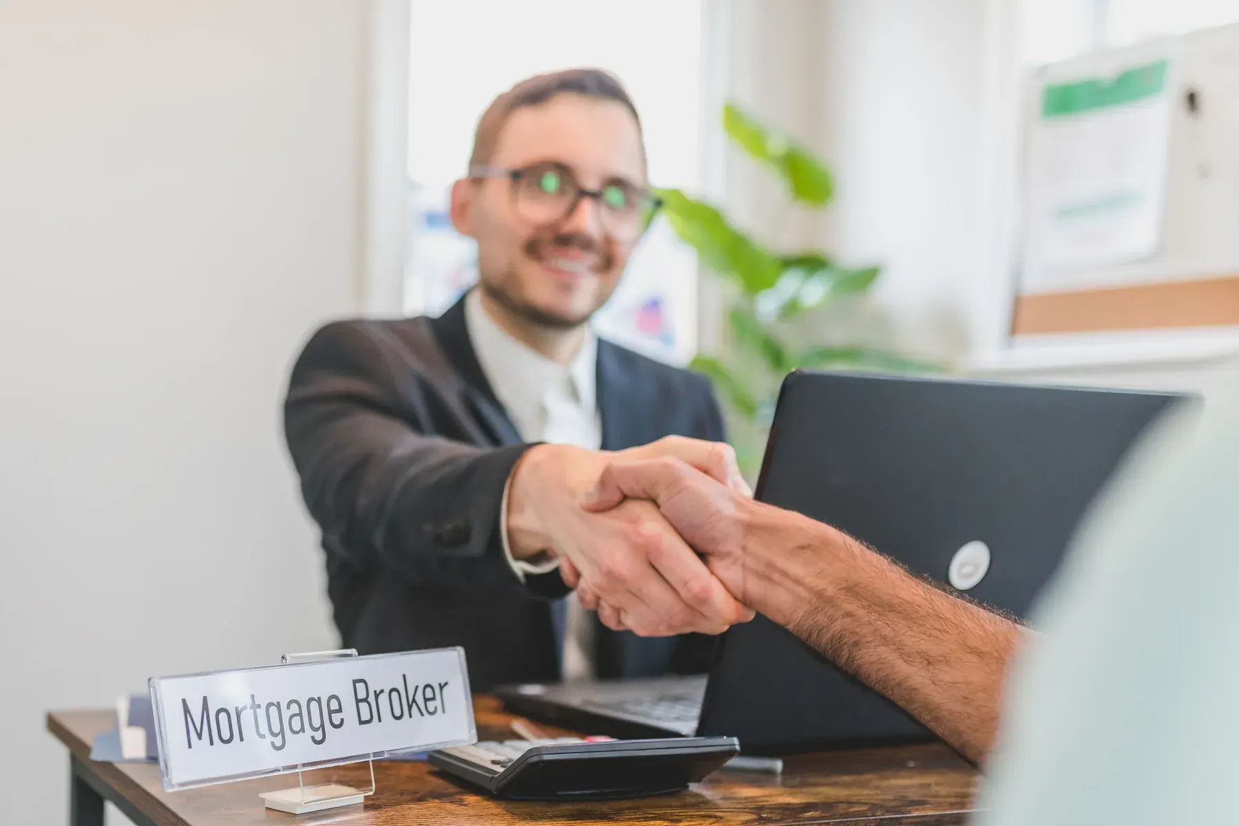 Professional handshake after a consultation